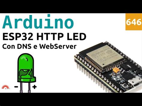 video646|Accendere un LED via HTTP con ESP32 e Arduino IDE .